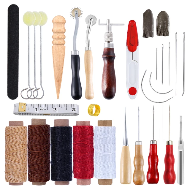 Leathercraft Tools Kit Professional Hand Sewing Saddle Groover