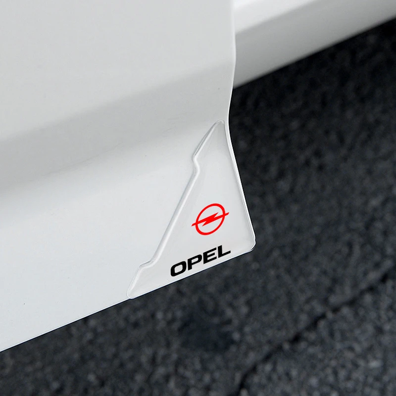 

Transparent Silicone Car Door Corner Cover Anti-collision Protector Stickers For Opel Vauxhall Corsa C Agila Meriva A Combo