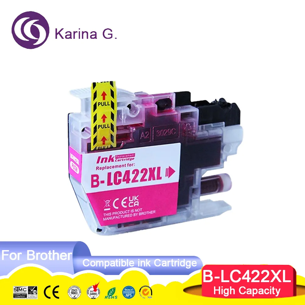 High Capacity LC422XL 422XL LC422 Compatible Ink Cartridge For MFC-J5340DW MFC-