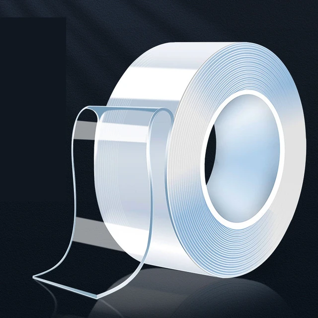 Transparent Adhesive Tape Double Side  Strong Double Sided Sticky Tape -  1-10m Nano - Aliexpress