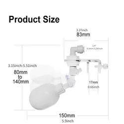 Eco-Friendly Aquarium Water Changer & Level Controller with Float Valve System (A)