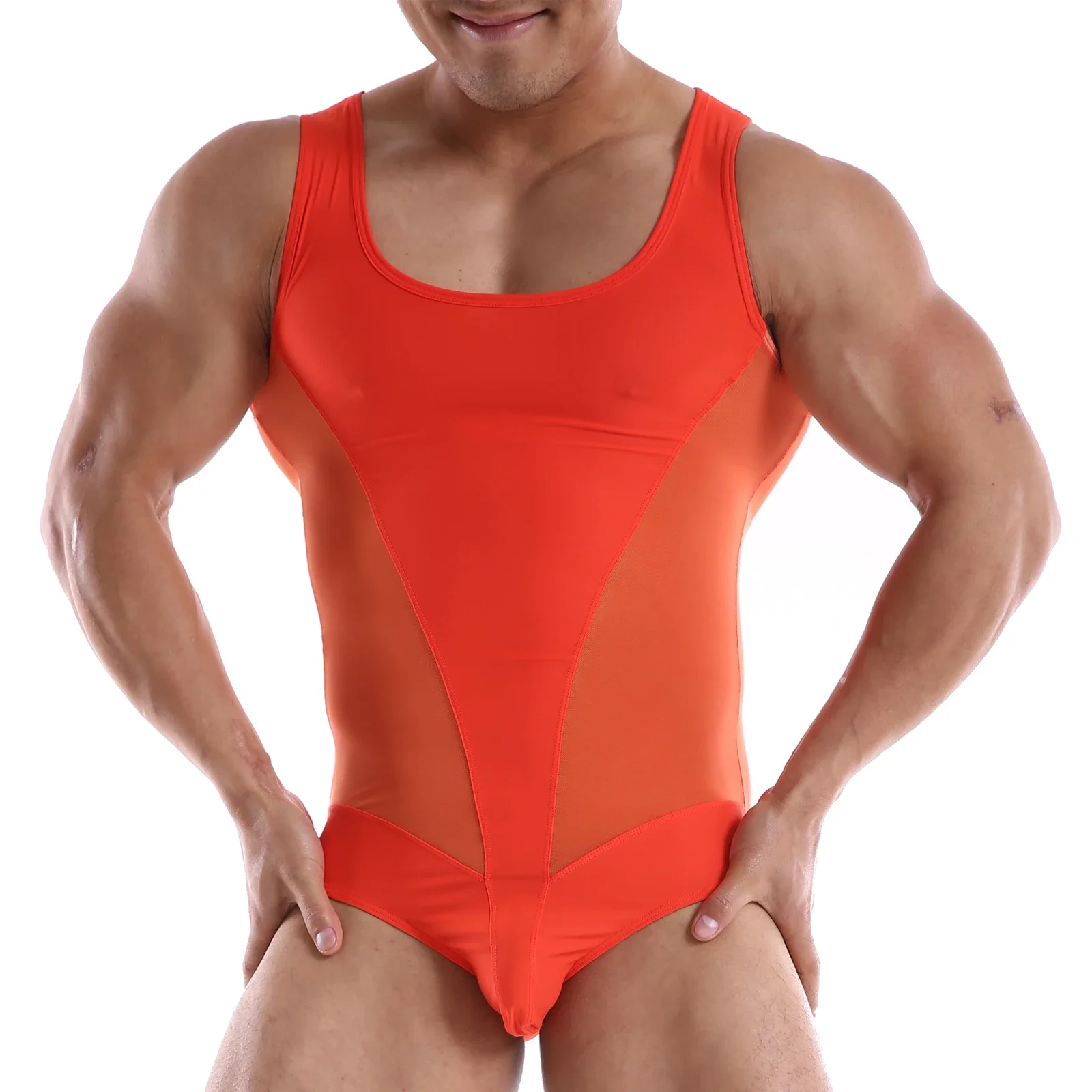 FYXLJJ Men's Vest Bodysuit Sexy One-piece Casual High Elasticity Body Shapers Male Slimming Corset Body Shaper Tank Top Jumpsuit