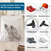 1/4pcs Sneaker Washing Machine Bag Mesh Washing Dryer Bag Portable Laundry Dryering Net Bags for Shoes Dryer Door Shoe Net Bag 2