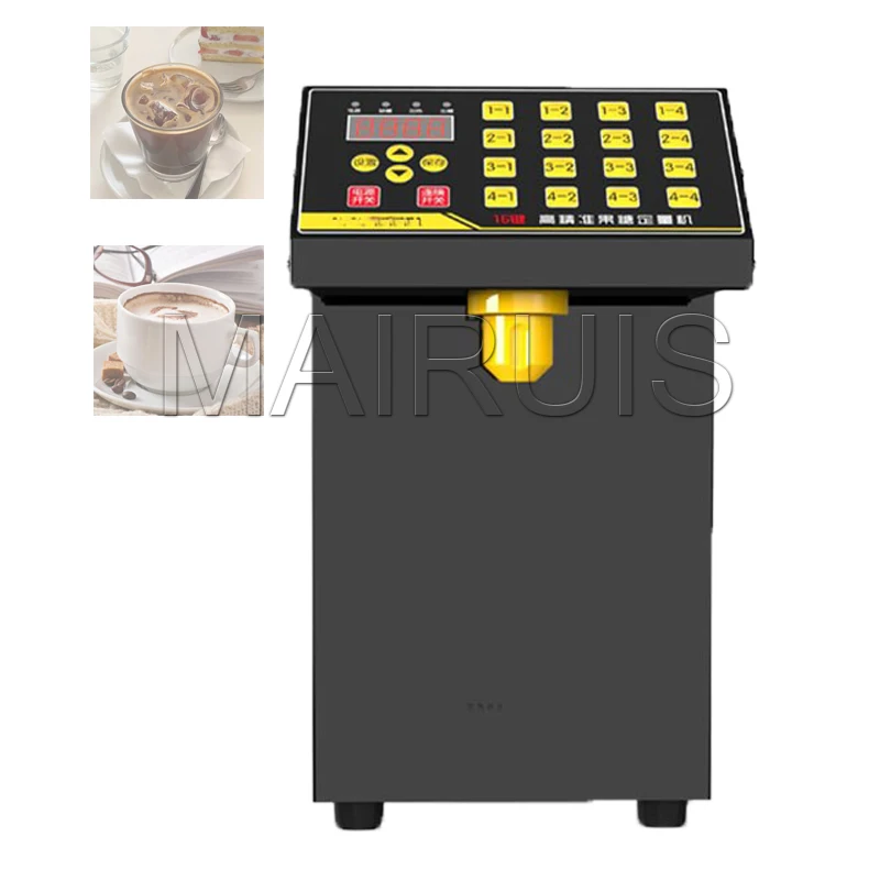 

Commercial 16 Grid Fructose Machine Quantitative Fructose Filling Machine Syrup Sugar Dispenser Milk Tea Shop Equipment