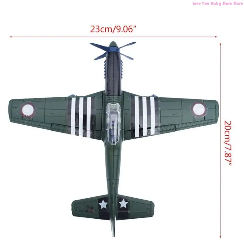 Kit Maquette Avion de Chasse 1:48 DIY 6 Modèles - Jouet Éducatif