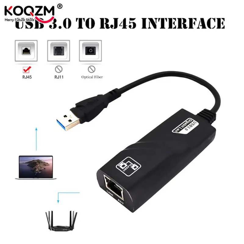 

1000Mbps USB3.0 Wired USB To Rj45 Lan Ethernet Adapter Network Card For PC Laptop Gigabit Lan Ethernet Adapter Free Driver