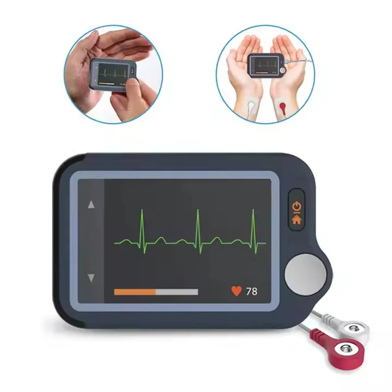 Ex Portable EKG Monitor Professional Analysis Telemedicine EKG Machine Wireless Electrocardiograph Pulsebit