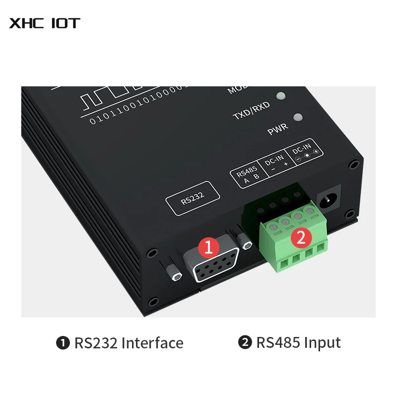 무선 로라 모뎀, 로라 400Mhz, 30dBm, 10km 장거리, 0.3k 62.5kbps, XHCIOT E90-DTU(400SL30P), SX1268 RS232 RS485