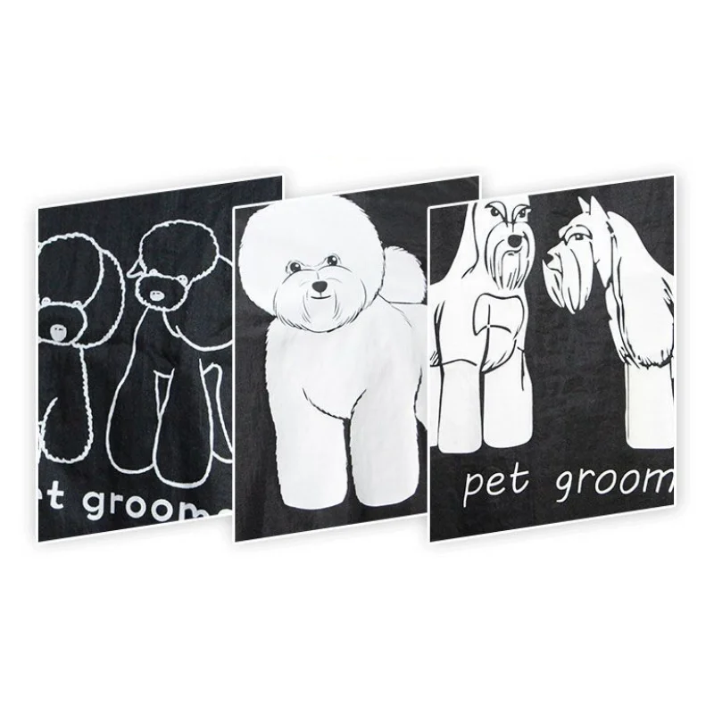 Pet Grooming Clothing Waterproof Work Clothes For Pet Stores Short Sleeved Tops Anti Hair And Anti-static Pet Groomer Smock  5