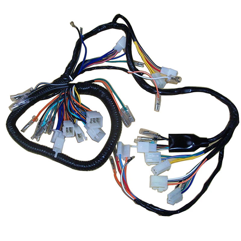 送料無料　スズキ GN125H LC6PCJG メインハーネスセット 【沖縄、北海道、離島の場合は別途送料が必要になります】 メインハーネス、カプラーの格納（スズキ GN125-2F）by まこと