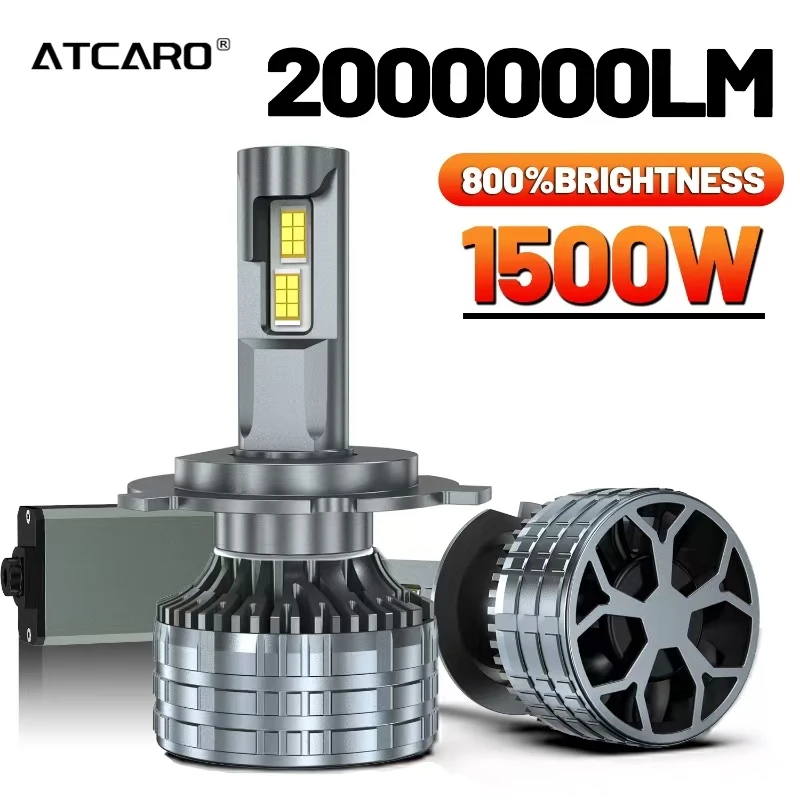 1500W H4 H7 LED Headlight H11 H8 H9 H1 H3 Car Fog Light LED Bulbs 9005 9006 Hb3 Hb4 Auto Driving Running Lamps 2000000LM 12V 24V led car lights led lights led bulbs led headlights led car headlights car headlamps