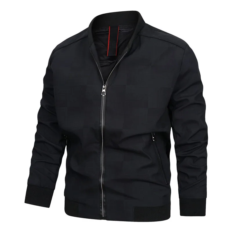 

2022 new autumn and winter jacket men's spring trend plaid jacket business casual jacket youth jacket
