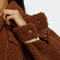 Adidas officiel véritable trois rayures manteau polaire chaud pour femme HC0310 4