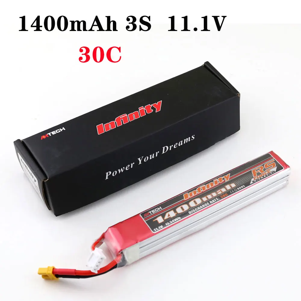 HPA Batterie LiPo 3S 11,1v 350mAh 25C (BO) - Puissance Maximale!