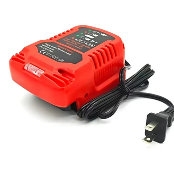 Caricabatterie Portatile Wireless per Utensili Elettrici, Mini Caricatore Rapido Compatibile con Batterie al Litio Bauer 20V, Spina USA