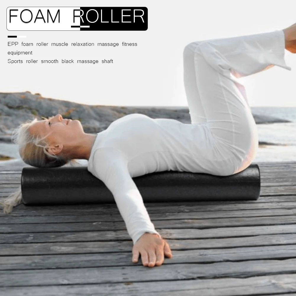 Yoga Foam Roller Professional Gym Body Buliding Massage Roller Washable Lightweight Workout Exercise Training Equipm