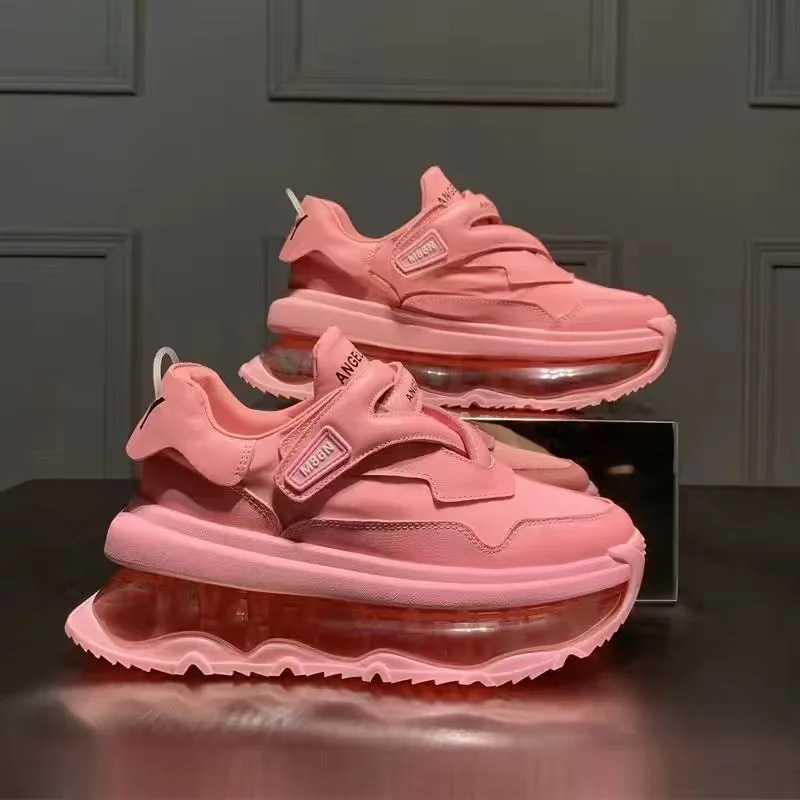 Women's Air-Cushioned Platform Sneakers - true deals club