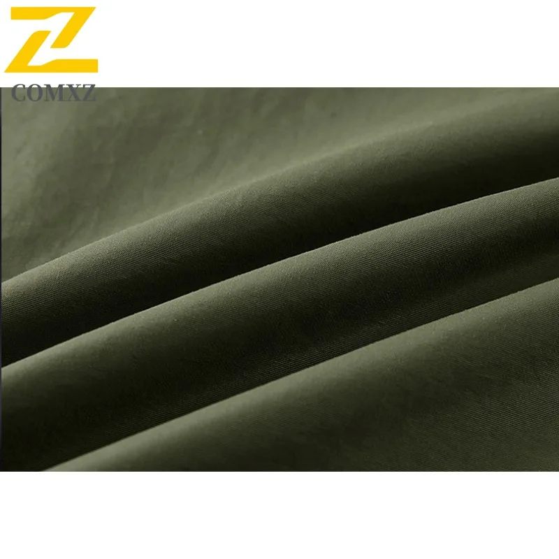 COMXZ Men's Multi Pocket Outerwear Fleece Lined Waterproof Hooded Travel Climbing Trench Coat Skiing High Quality Windproof Coat