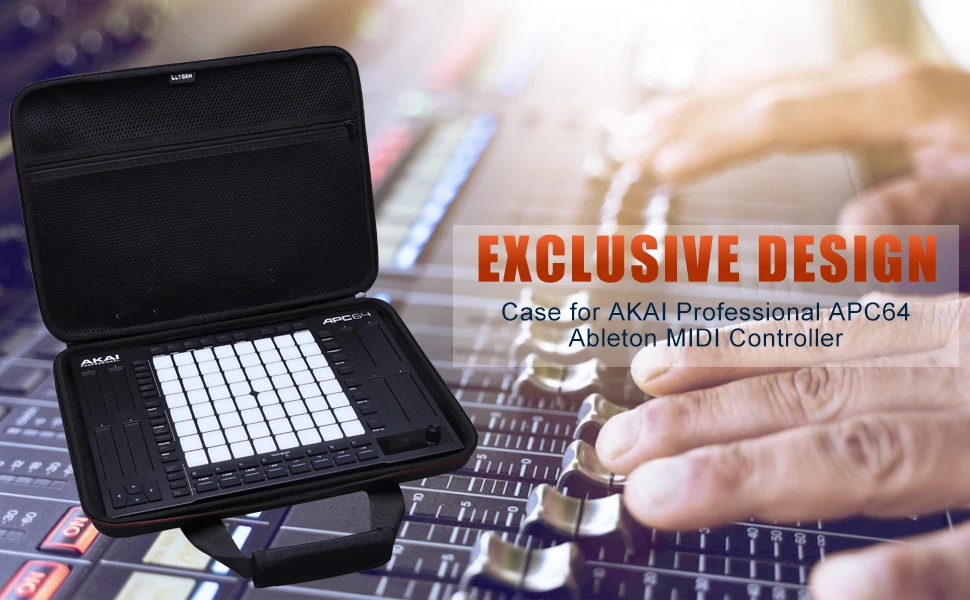 MIDI Controller Case for AKAI Professional APC64 Ableton MIDI Controller Protective Storage Bag for Studio and Live Performance