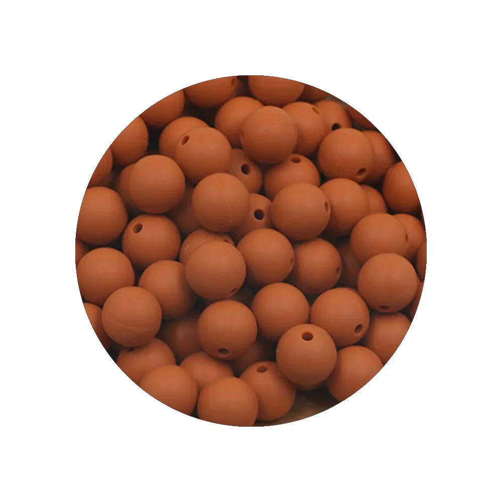 Vibrant Silicone Beads for DIY Jewelry Crafting - 50 Pieces, 12/15mm