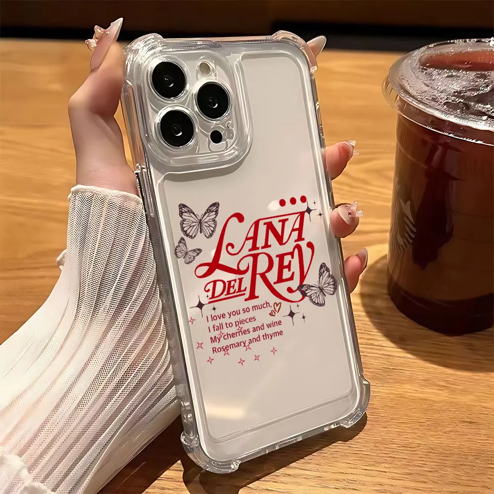 Lana Del Rey Anti-Fall Clear Phone Case