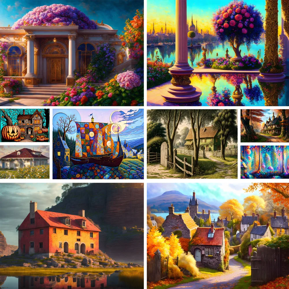 

Набор для рисования по номерам на холсте, 40 х50 цветов