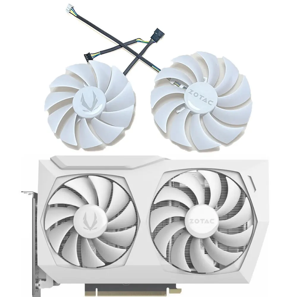 Nuova Ventola Gpu Da 88Mm/100Mm Zotac Rtx 3060, 3060Ti Amp, Per Ventola Di Raffreddamento Per Scheda Video Zotac Rtx 3070 Twin Edge, Rtx 3060 Amp, Rtx