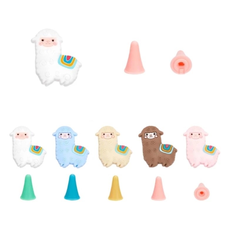 뜨개질 바늘 팁 스토퍼 바느질 뜨개질 DIY 예술 공예