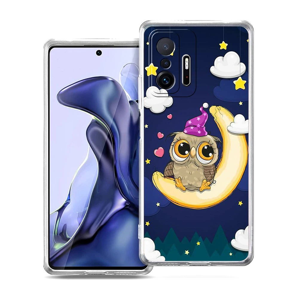 Adorable Owl Soft Transparent Phone Case