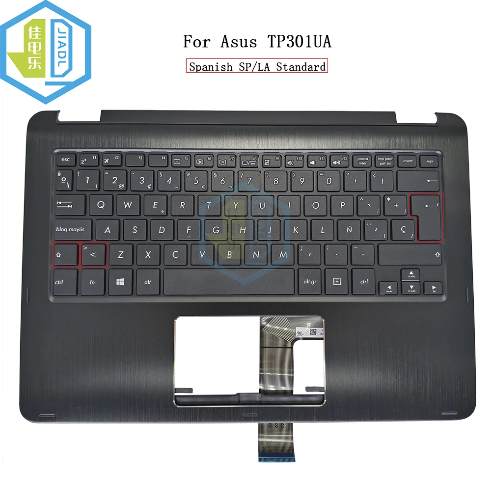 Topcase de Teclado Espanhol Latino Tampa Superior para Asus Vivobook Tp301u Tp301uj Tp301ua-dw006t 90nb0al1 R30620 R30680 Tp301 ui es - Imagem 6