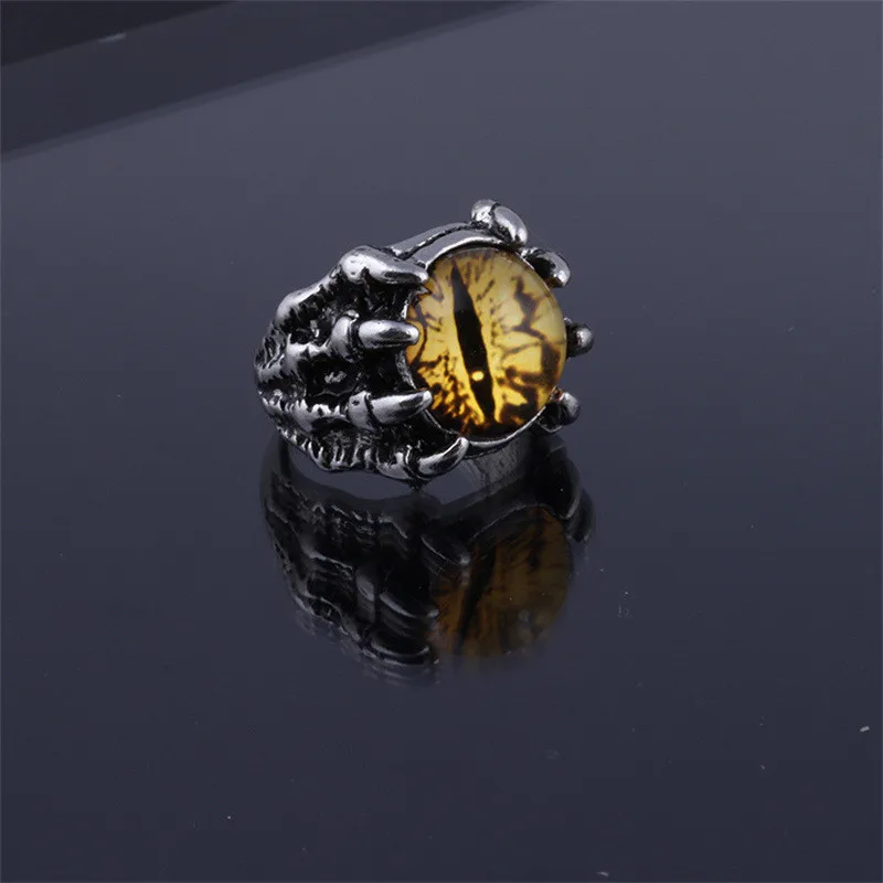 Vintage Gothic Men's Punk Evil Eye Rings For Men Women