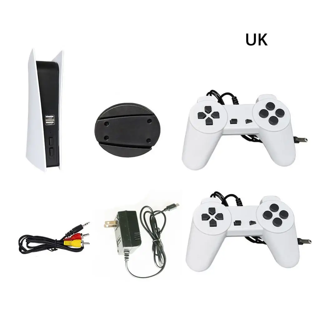 USB 유선 컨트롤러 미니 200 클래식 게임 지지대, TV 출력 지지대, 2 인용 게임, 성인 어린이 게임 콘솔 선물