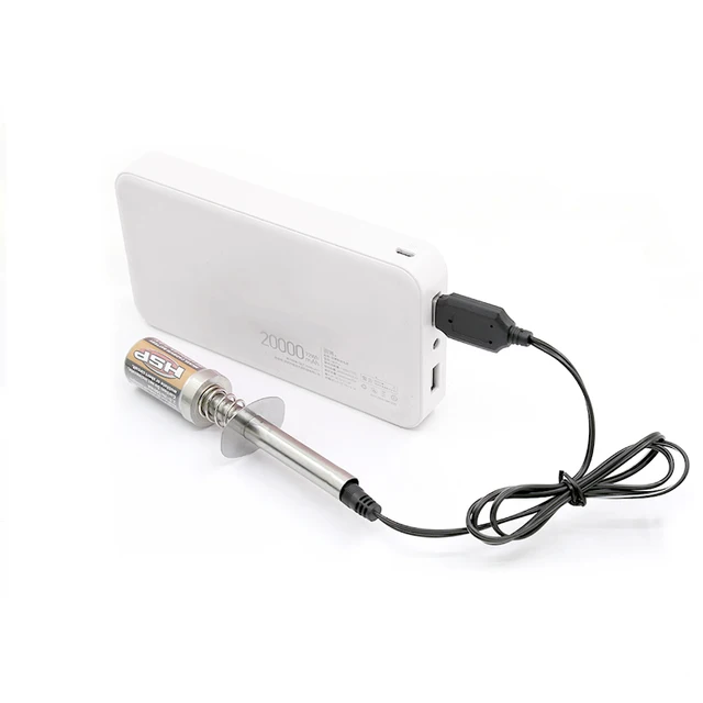 Rc Nitro wiederaufladbare Glühkerze Starter Zünder DC USB Ladegerät für Gas  Nitro Motor Power 1/10 1/8