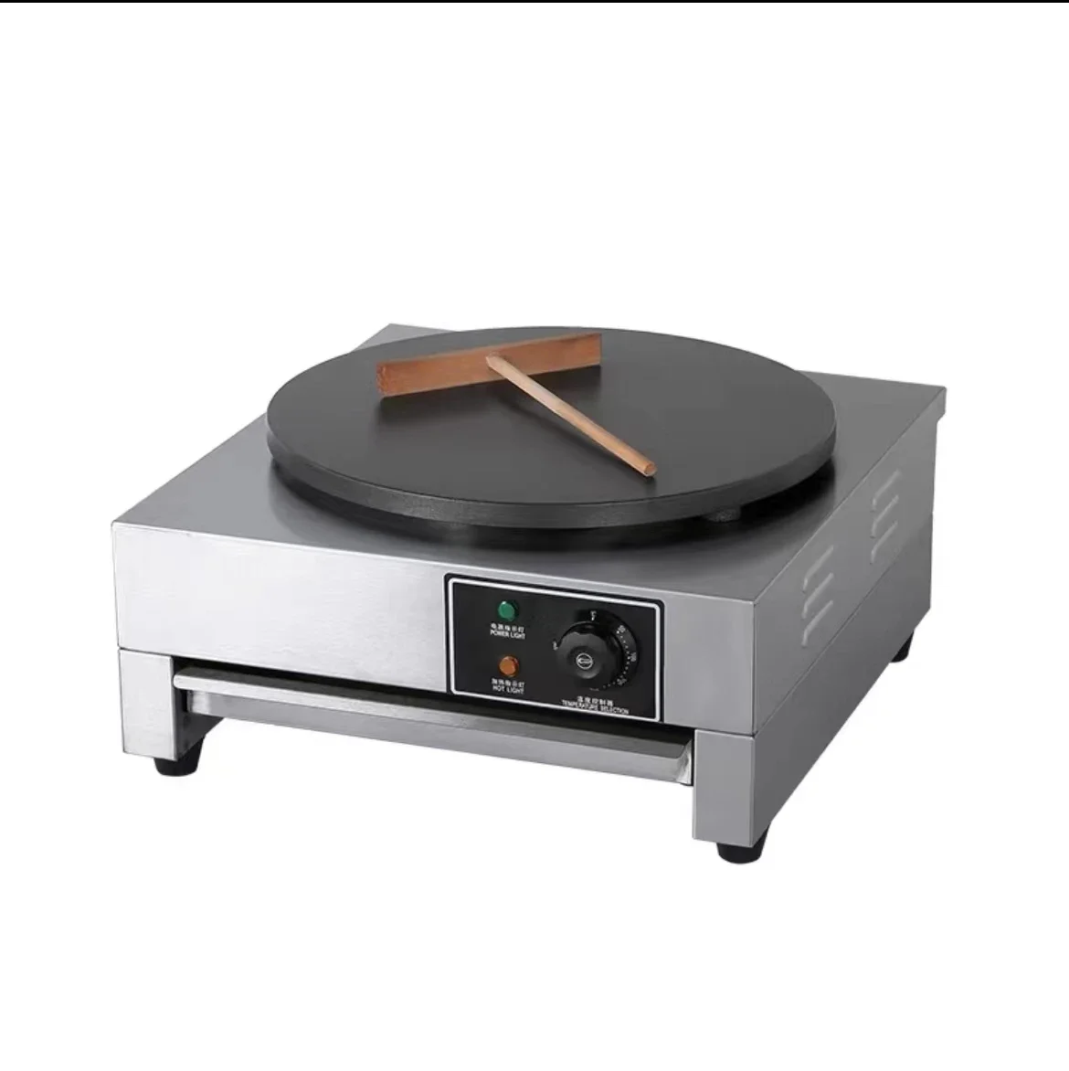 Automatic Pancake Maker Machine Crepe Makers Hot Plate Industrial Electric Crepe Making Machine Rotating Crepe Maker 2