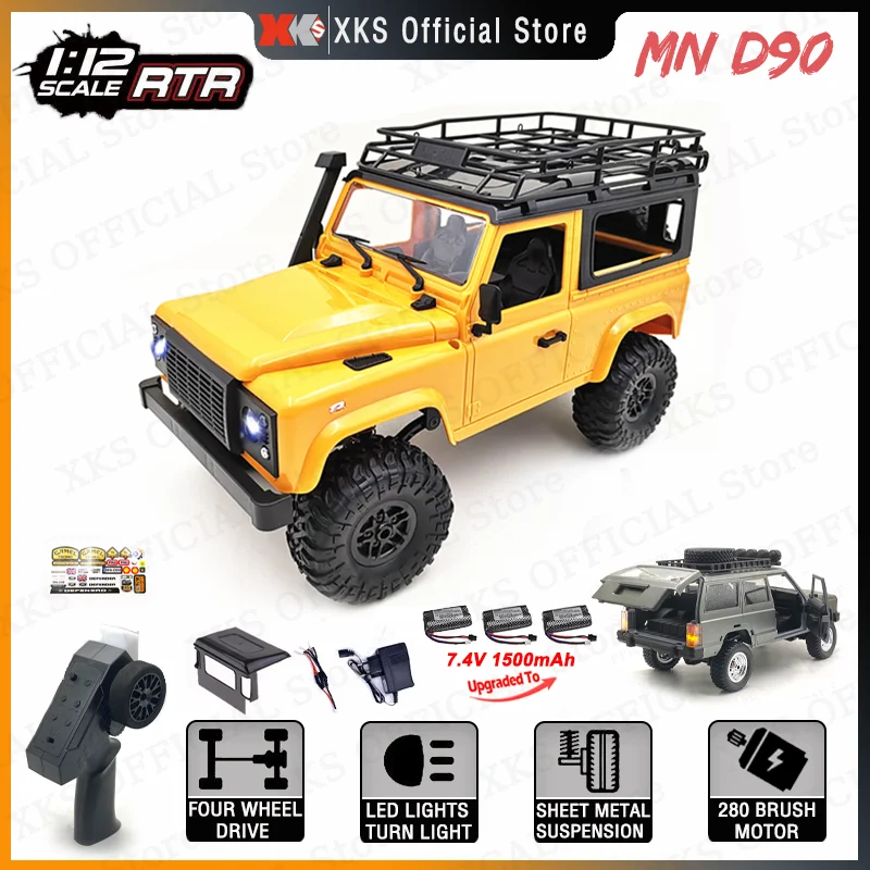 MN78 MN99S MN90 MN98 D90 RC Car 1/12 2.4G Off Road 4x4 Remote Control Car Jeep 4WD Climbing Car