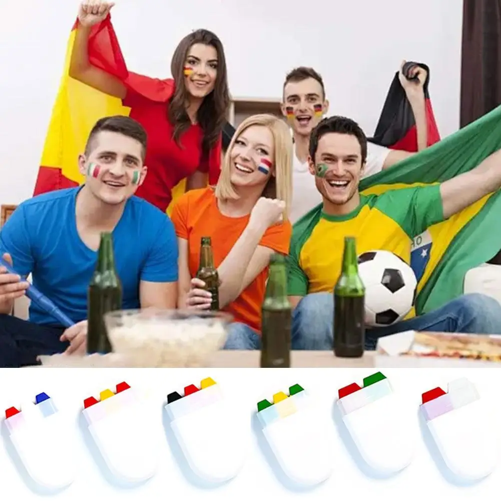 Colorful Rainbow Face Body Paint Stick Washable Body Tattoo Colored Oil Pigment Pen Party Festival Makeup Cosmetic Facial Paint