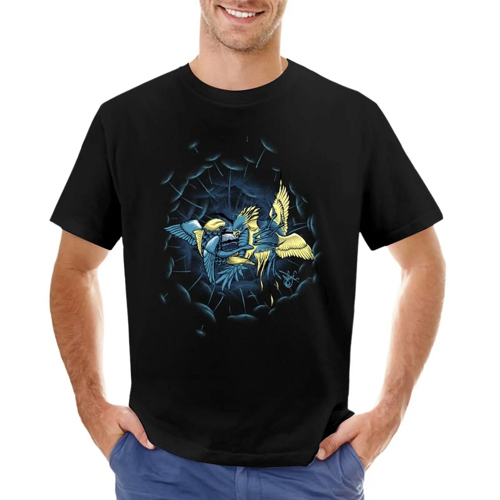 

Birdfight T-Shirt aesthetic clothes black t shirt t shirts for men