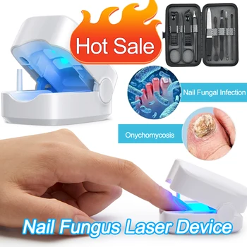 Dispositivo per il trattamento laser dei funghi delle unghie Riparazione dell'unghia del piede Fungo dell'unghia del piede Trattare la macchina per la cura della terapia dell'onicomicosi Rimuovere efficacemente