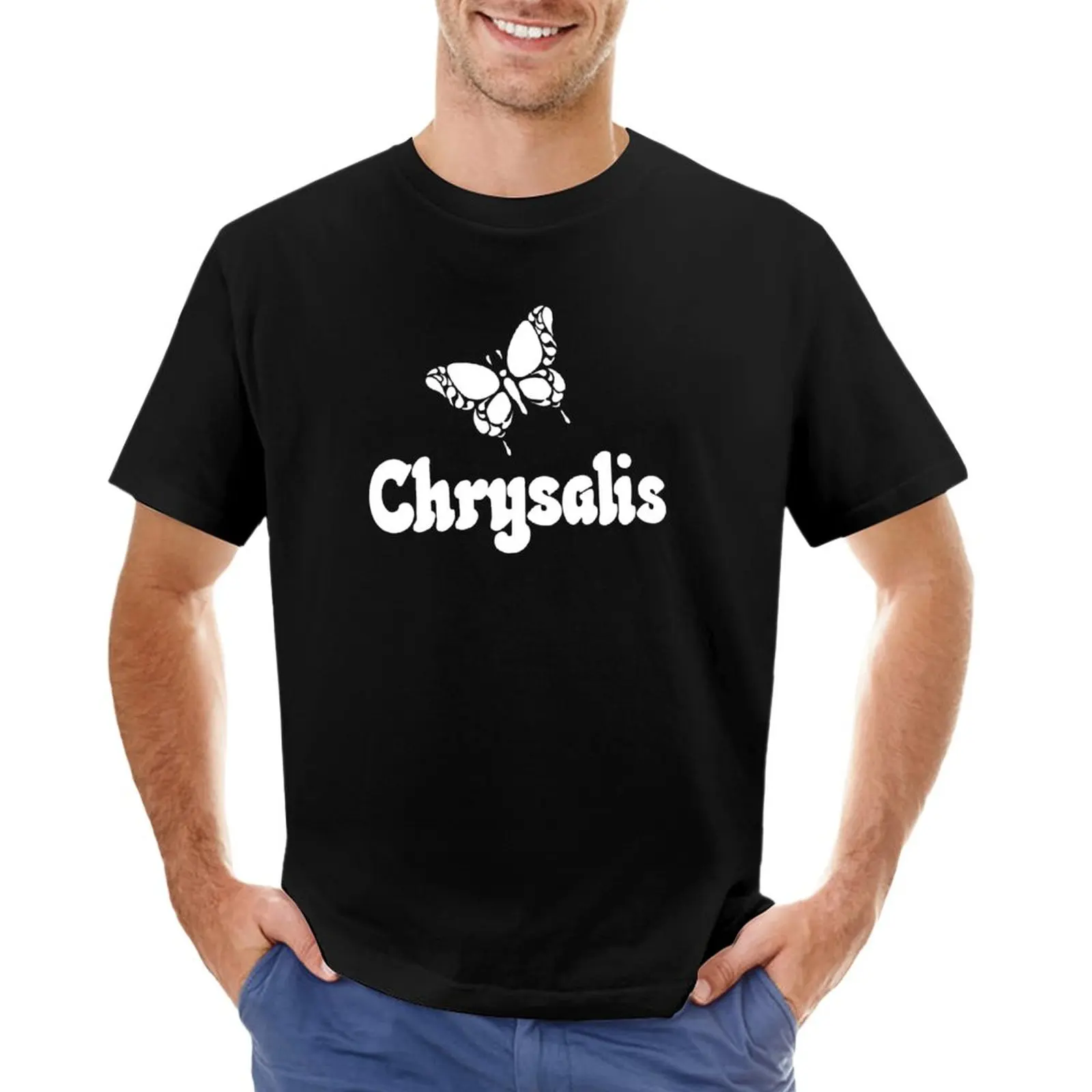 

Chrysalis Label T-Shirt vintage t shirt Short t-shirt mens graphic t-shirts funny