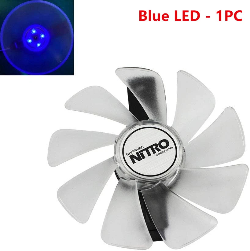 Ventole Di Raffreddamento Replacement Per Schede Video Sapphire NITRO RX - Set Da 2 Pezzi, 95mm, Nere - Foto 5