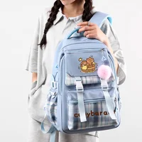 Fashion  New Women's Backpack Large Capacity Girls School Bag Student Leisure Travel Mochila Stylish Durable Practical Versatile