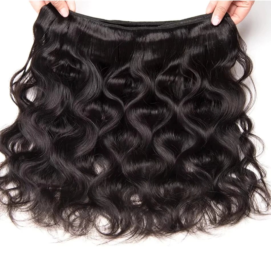 30 Inch Body Wave Brazilian Hair Wavy Weave Human Hair Bundles Extensions 3 4 Bundles