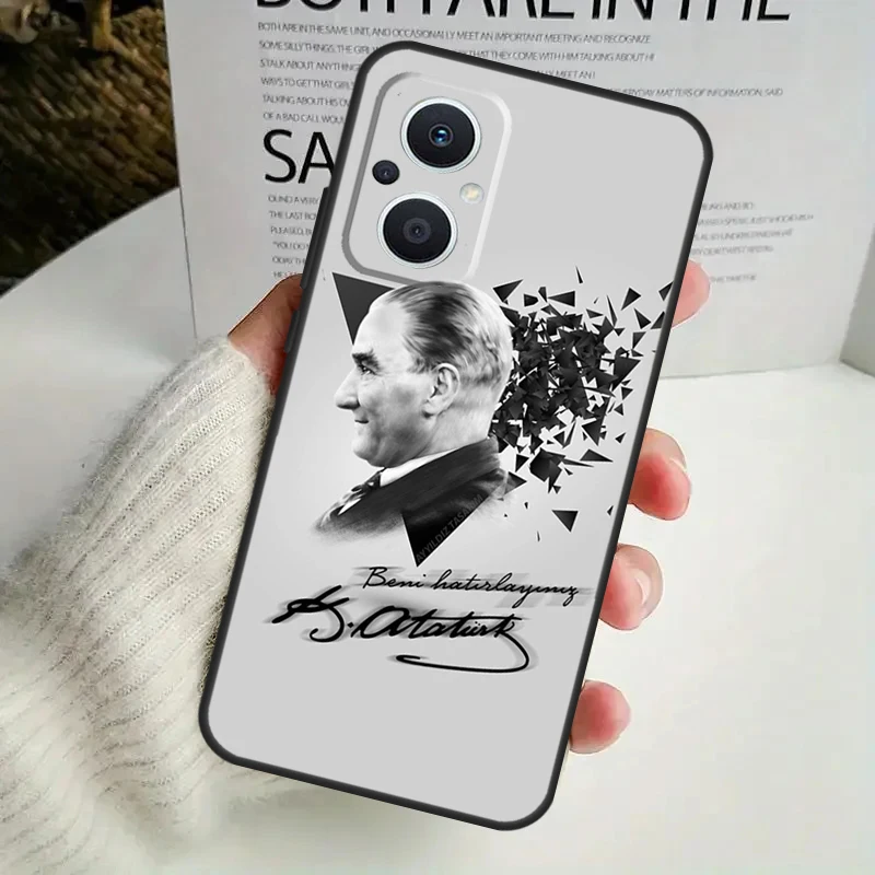 Фото Турция Mustafa Kemal Ataturk чехол для OPPO Reno 8 7 6 5 4 Lite 8T 5Z 4Z 10 11F OPPO Find X5 X6 Pro X2 Neo X3 Lite Cover №4