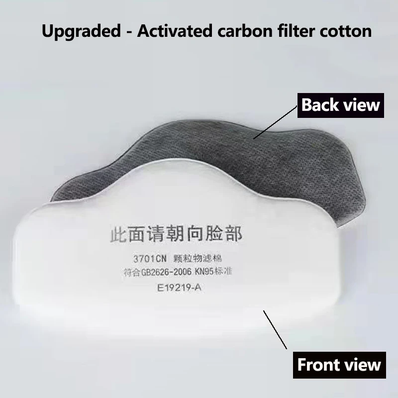 Activated Carbon Particle Filter Cotton for 8016/3200 Dust Mask Respirator
