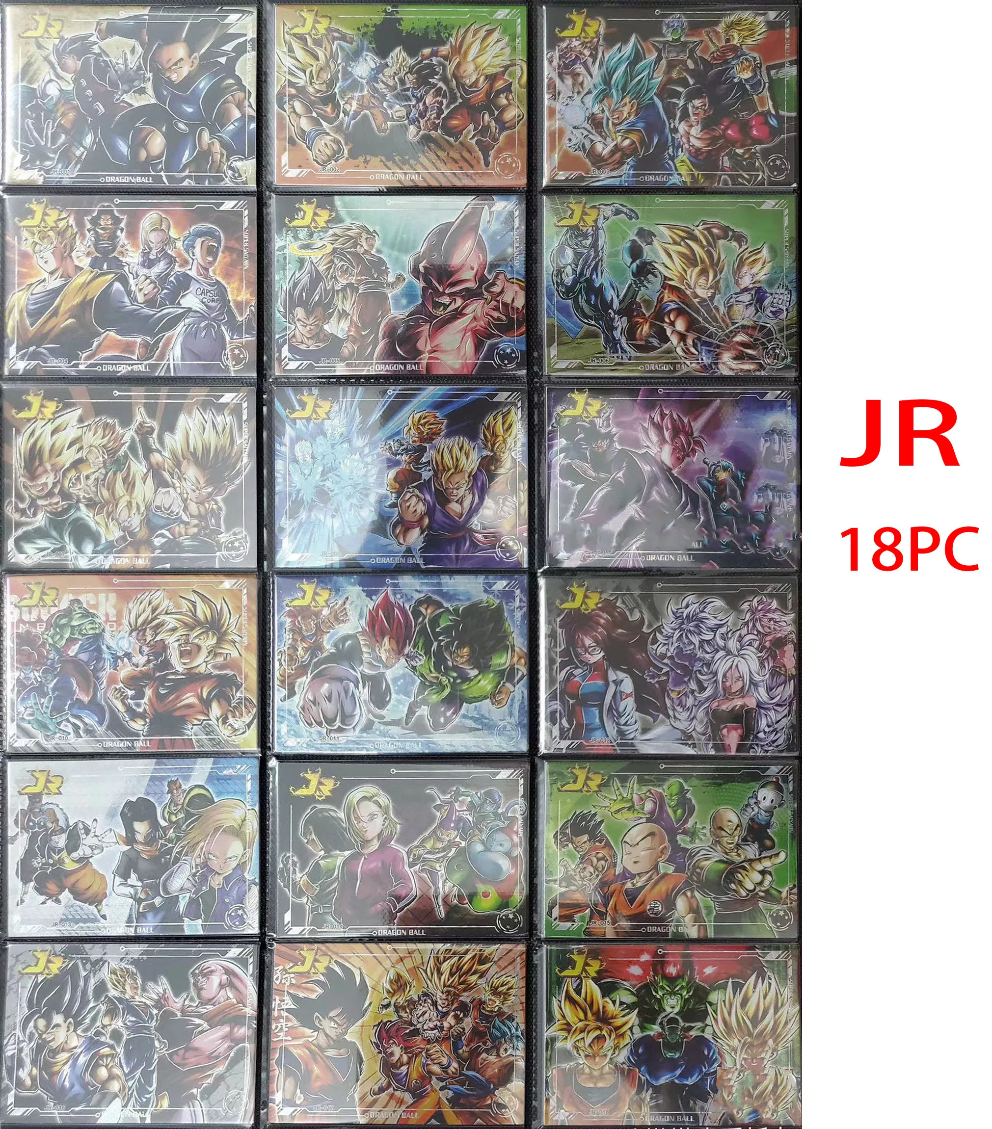 Anime Dragon Ball Rare SLP GP SSP Refractive Flash Cards Son Goku 