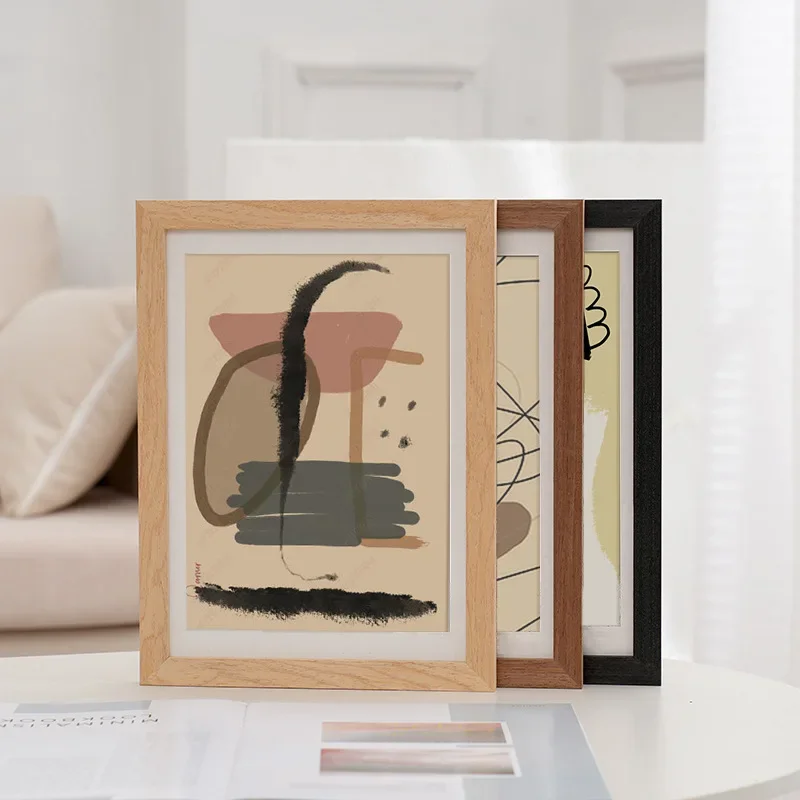 A4 패밀리 포토 프레임, 14 인치 대형 나무 프레임, 30x35cm 홈 장식 그림 프레임, 10x15, 20x25cm, 20x25cm, 1 개