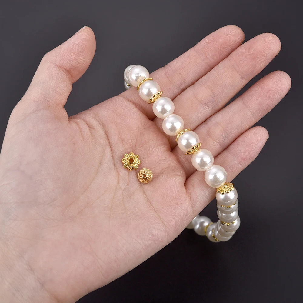 Медные шапочки для бусин в ассортименте, 20 шт | AliExpress