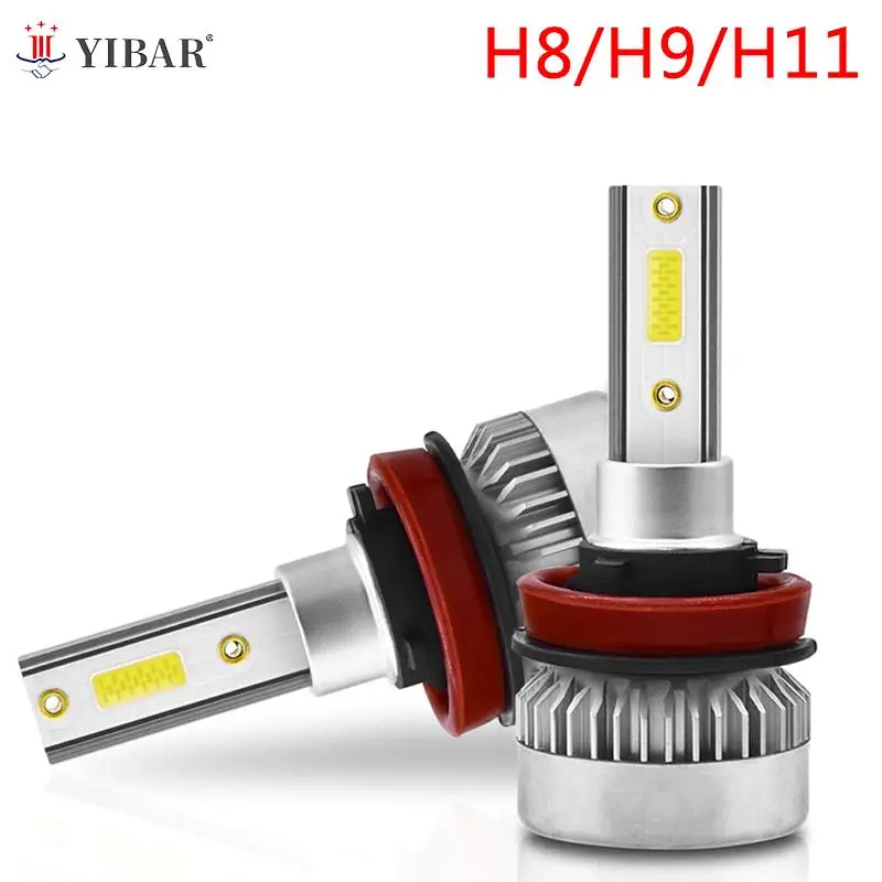

1 пара, светодиодные лампы H1/H7 /H8/H9/H11 COB 110 Вт лм