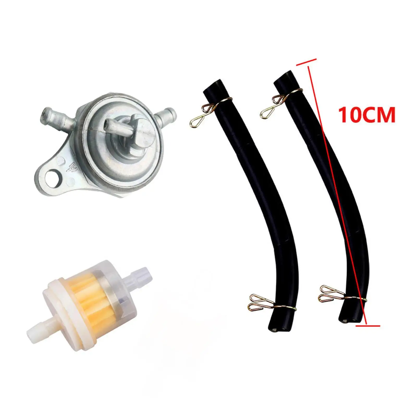 

2/3 Fuel Pump Gas Valve Carburetor for 50cc 125cc 150cc Gy6 Engine Scooter