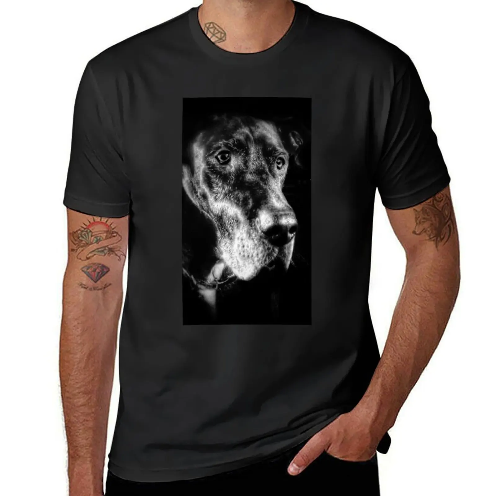 Great Dane T-Shirt korean fashion funnys blacks summer clothes mens t shirt graphic